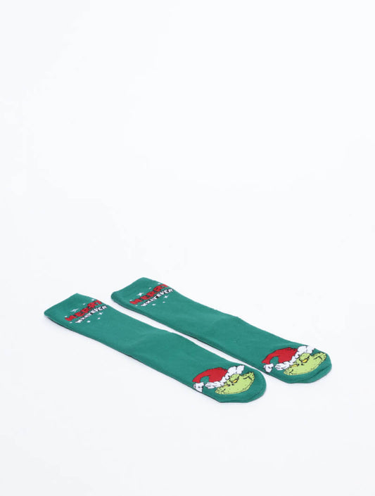 Grinch family socks